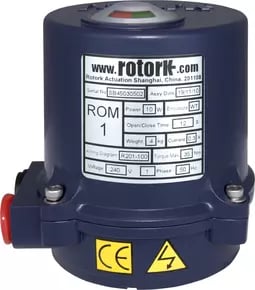 ROM part-turn actuator 