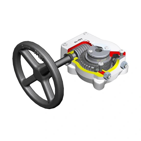 242 Gearbox - Manual Part Turn Gearbox Cutaway