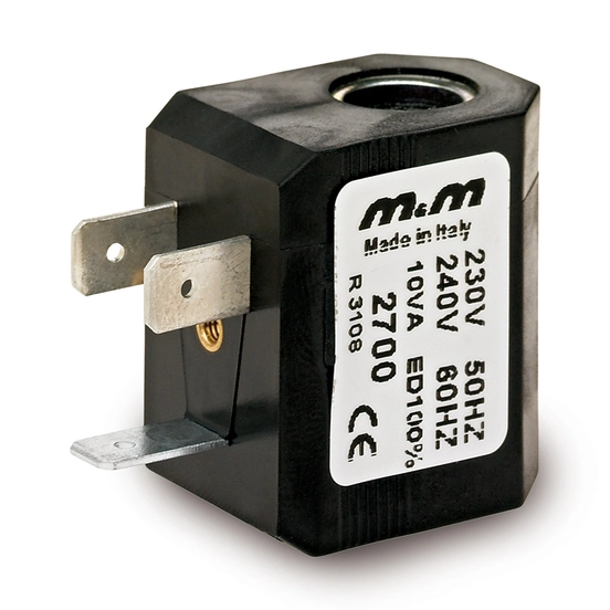 M&M - Accessories - 2000 Series - Coils - Solenoid Operated Valves