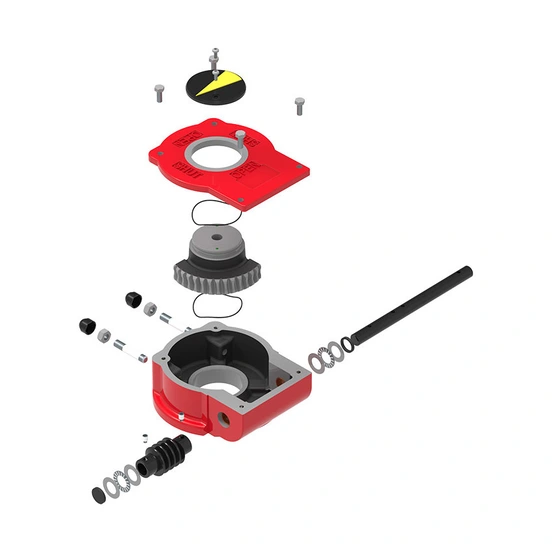 ABPR Gearbox - Manual Part Turn Gearbox Exploded View