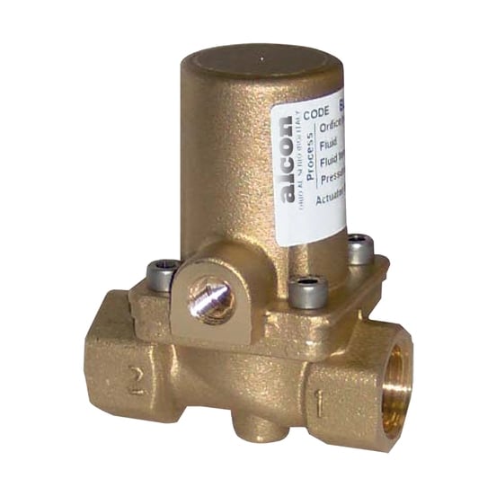 Alcon - 2-2 Way Compact Piston Actuated Valve – Brass