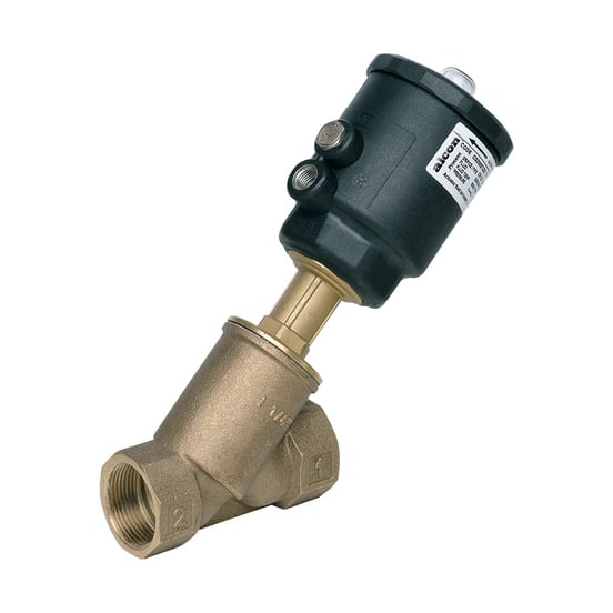 Alcon - 2-2 Way Piston Actuated Valve Regular Version – Bronze