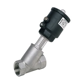 Alcon - 2-2 Way Piston Actuated Valve Regular Version - Stainless Steel