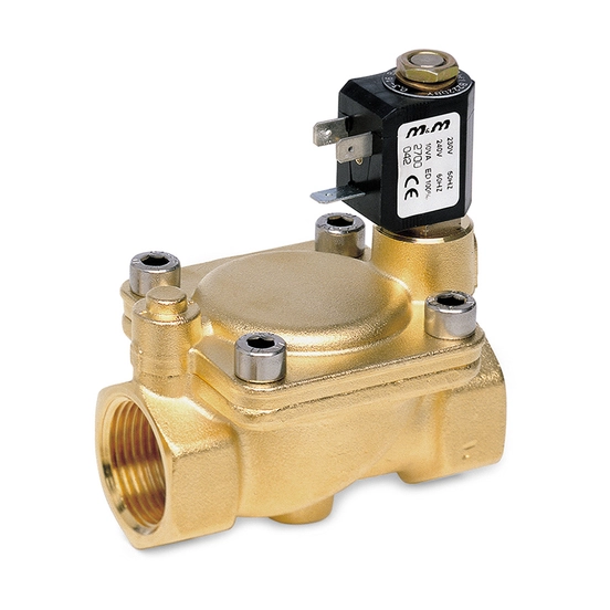 M&M - LC203-LC205 - 2-2 way latching solenoid valve (pilot operated)