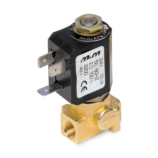 M&M - B297, RB297 - 2-2 way direct acting solenoid valve