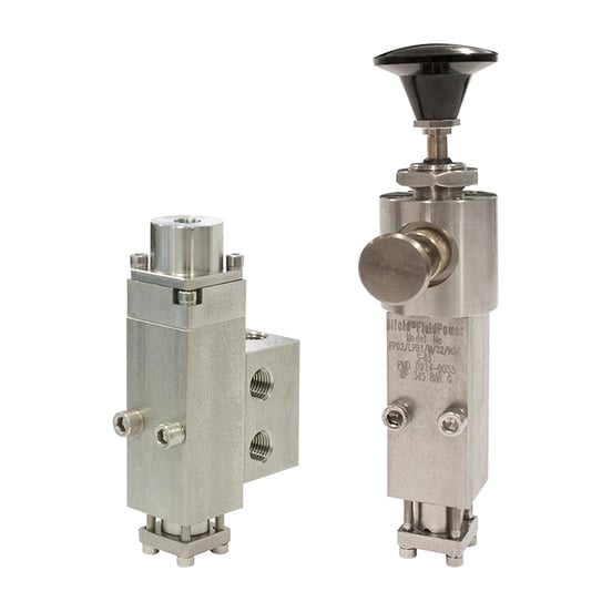 Bifold - FP02G and FP05G - Gaseous pilot and mechanical valves - Logic Valves