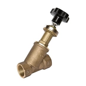 M&M - Manual Angle Seat Valve – Bronze - Piston Actuated Valves