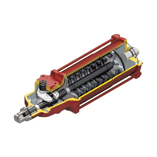 CP Range pneumatic scotch yoke actuators - section