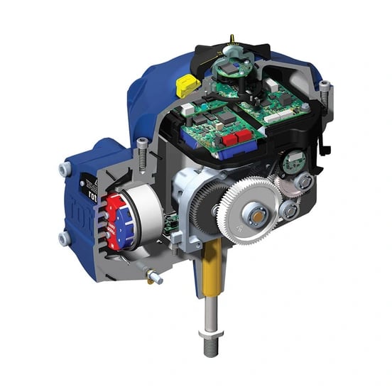 CVA Range Precision Modulating Actuator - CVL-500 without yellow ring - section