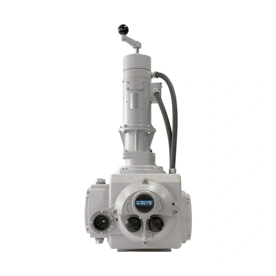 SM-6000 S2 heavy duty electric rotary actuator with local controls