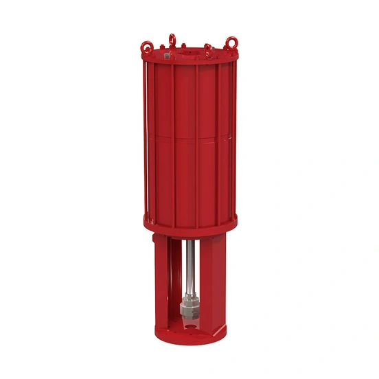 LP and LH Ranges - Pneumatic and hydraulic linear actuators - LP-SD-535-L render