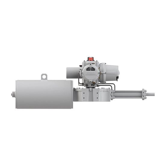 Skilmatic SI Range - Spring-Return Self-Contained Electro-Hydraulic Actuators - SI-3.3 Side View