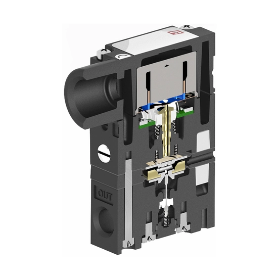 Fairchild - T6000 - Compact E-P, I-P Pressure Transducer - cutaway