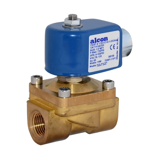 Alcon - UACD Series – 2-2 Normally Closed - Solenoid Operated Valves